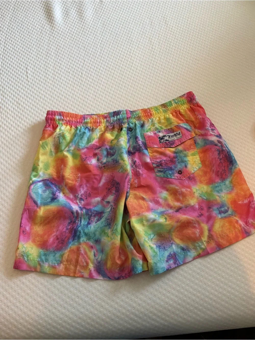 Trunk Ltd Men's Multicolor Tie-Dye Swim Trunks